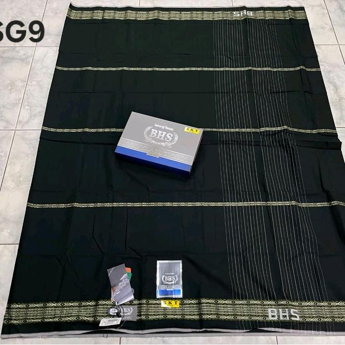 ASLI Sarung BHS Classic Songket Tumpal Garis READY STOCK