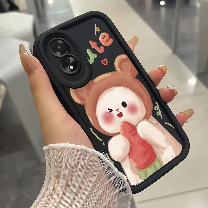 Casing Hp untuk OPPO A18 A38 Case Kualitas unggul Hp Bahan Silikon Softcase Kasing Kesing Cesing Cas