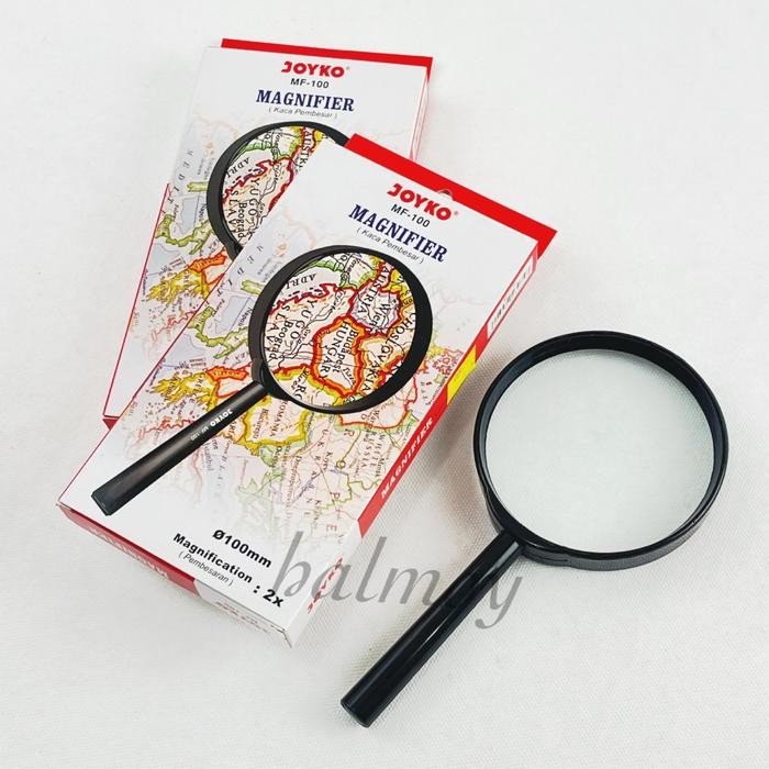 

KACA PEMBESAR / MAGNIFYING GLASS / MAGNIFIER JOY ART 100 MM