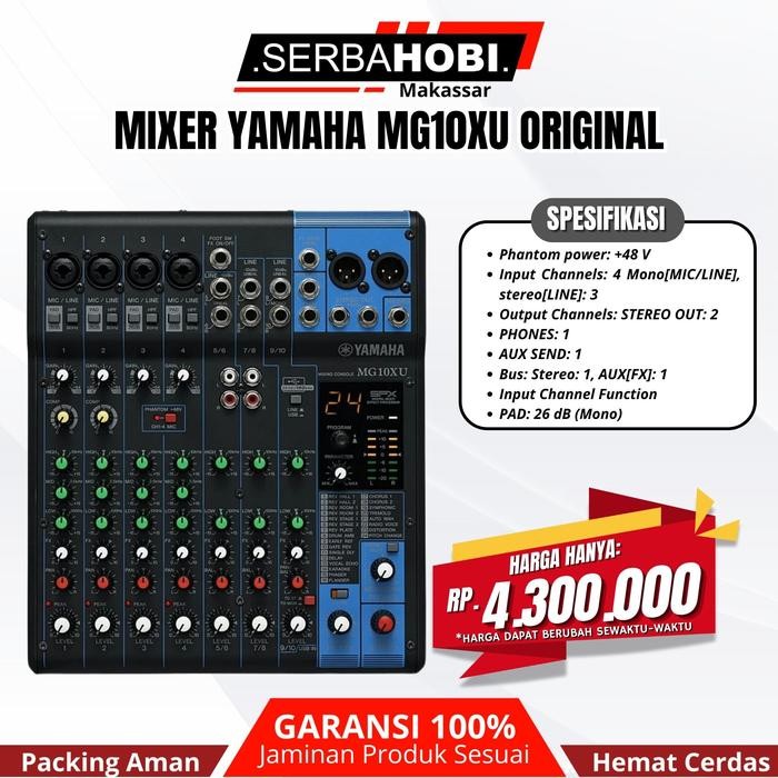 hanya disini] Mixer Yamaha MG10XU Original / MG10XU YAMAHA