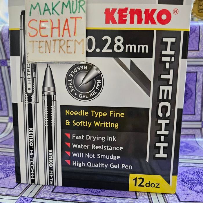

KENKO GEL PEN/PENA/PULPEN Hi-Tech-H 0.28mm HITECHH skuA230123