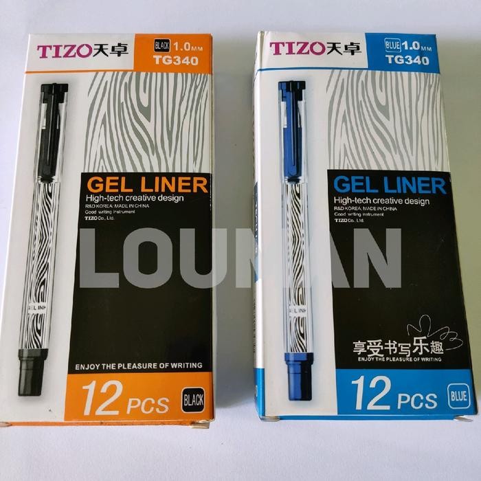 

12 PCS Pulpen Tizo TG340 1.0 mm