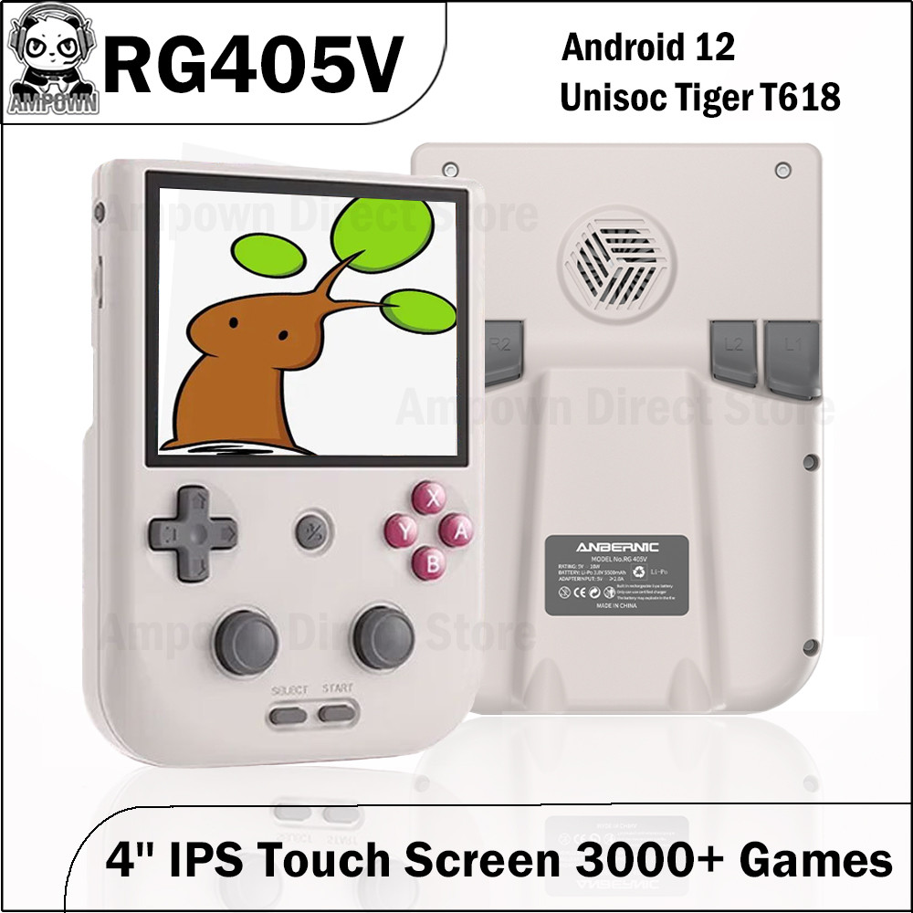 ANBERNIC RG405V RG 405V 4'' Touch Screen Handheld Game Players