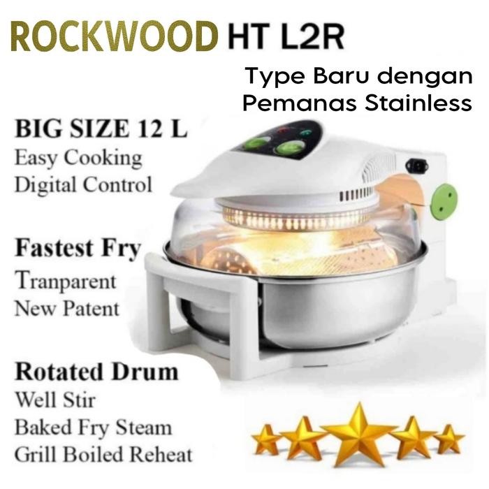 Air Fryer Turbo Tenology 12 Liter Rockwood Htl-2R