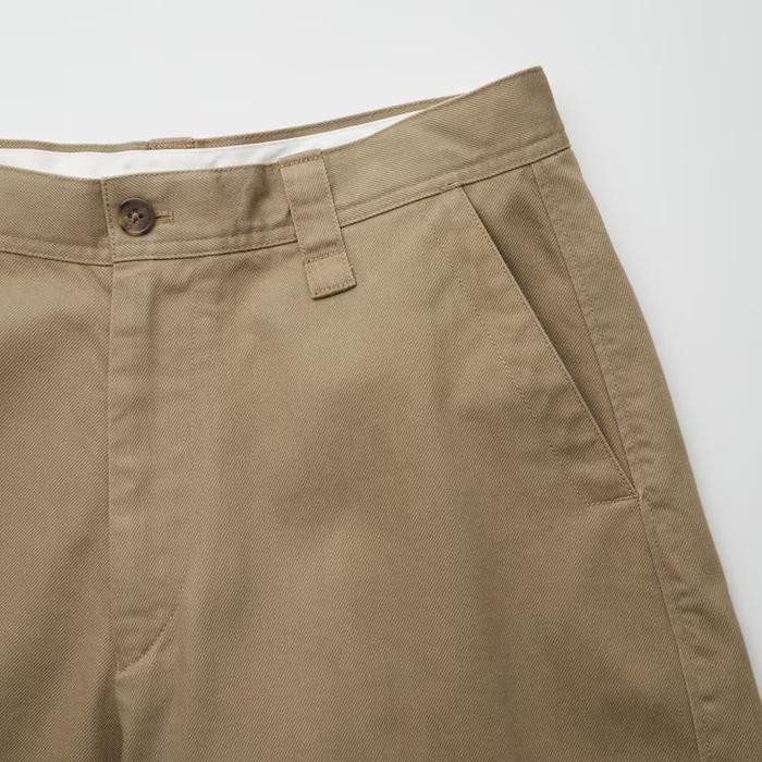Promo Sale Men Celana Chino Fit Lebar Wide Fit Chinos Long Pants Pria Uniqlo U