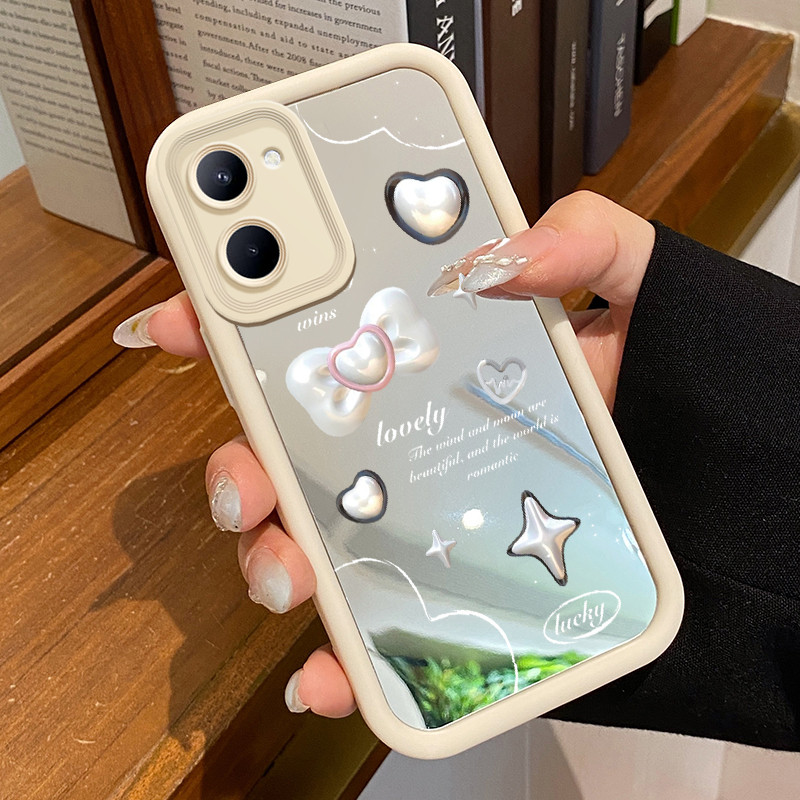 Casing Hp Untuk Realme C33 Case Casing pola Cinta ikatan simpul Kasing HP Kesing pelindung Silikon S