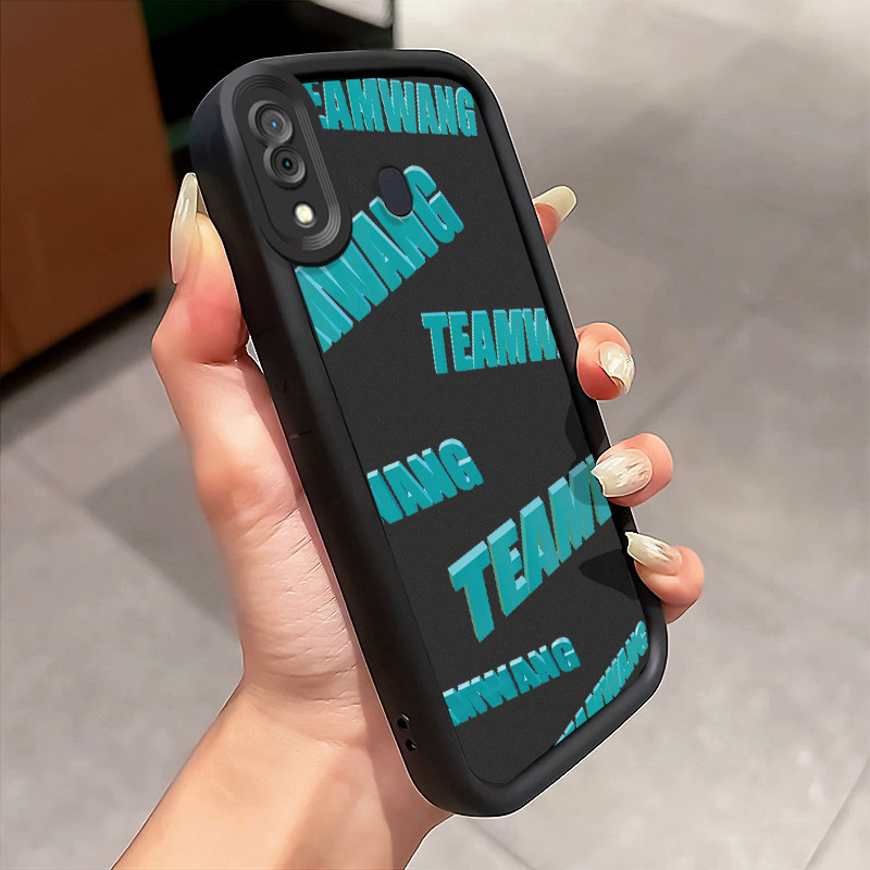 Casing Hp Samsung Galaxy A30 A20 M10s Case Casing pelindung silikon teks hijau Cesing Softcase HP Ka