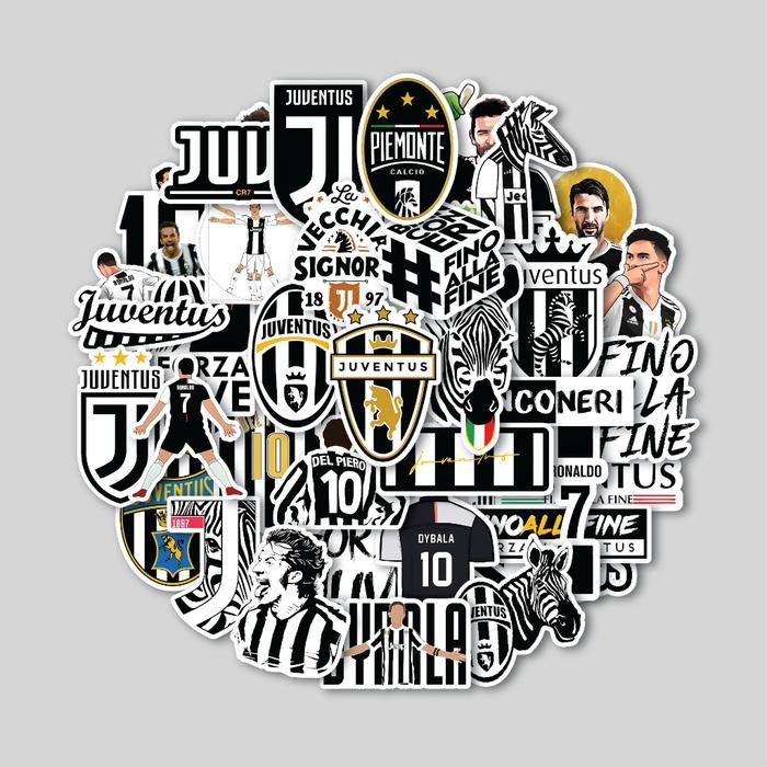 

STICKER PACK JUVENTUS STICKER TUMBLER STIKER LAPTOP KOPER HELM