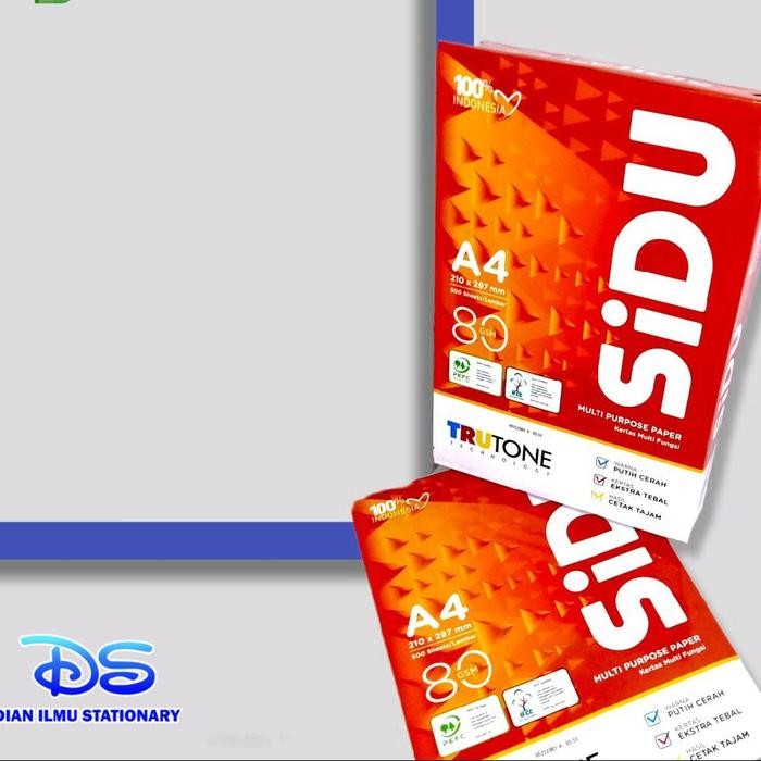 

Kertas HVS A4 80Gr sinar dunia SIDU Paper