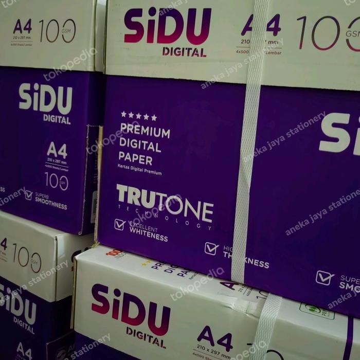 

HVS A4 100gr SIDU Kertas A4 100 gsm sinar dunia