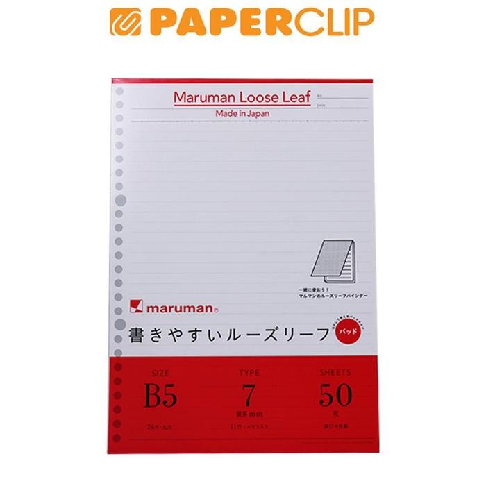 

LOOSE LEAF B5 MARUMAN L1200P 5