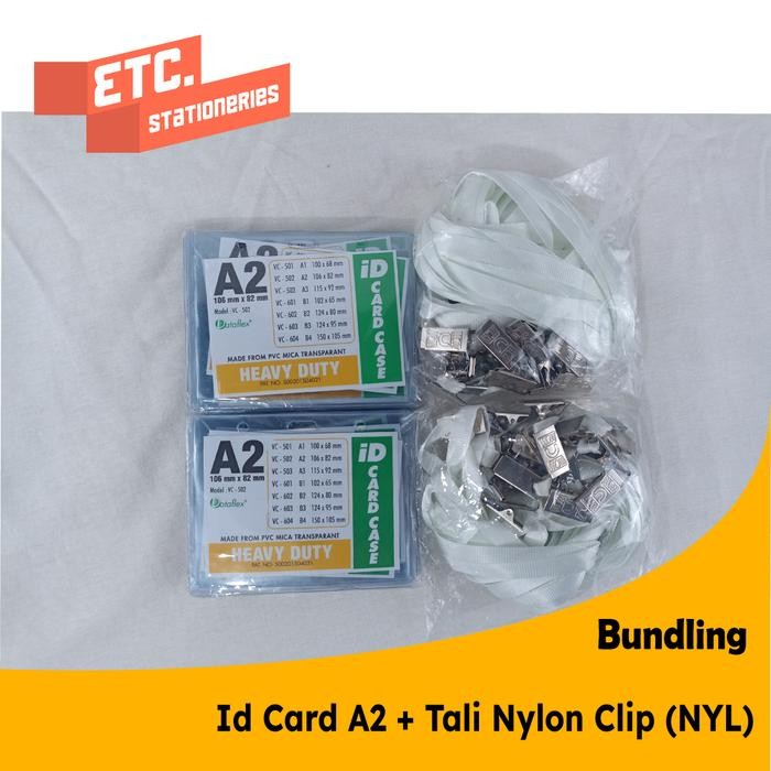

Paket Bundling Id Card A2 + Tali Nylon Clip (NYL)