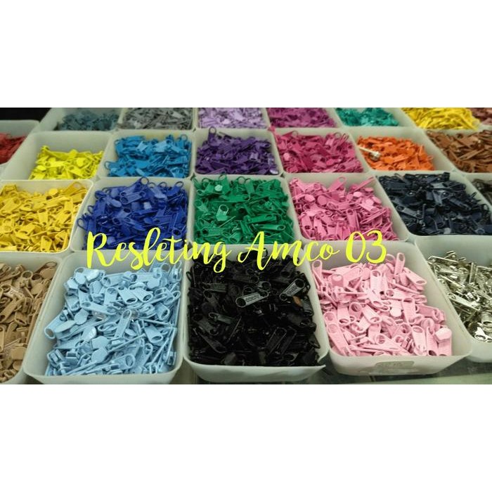 

kepala resleting amco no 3 isi 100 pcs
