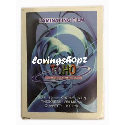 

Plastik Laminating KTP 250 micron