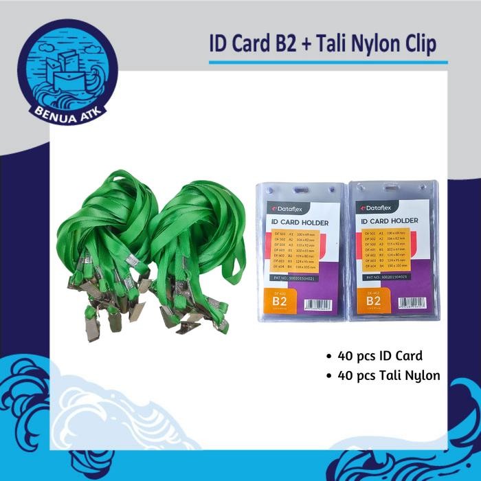 

Bundling ID Card B2 + Tali Nylon Clip Besi [NYL]
