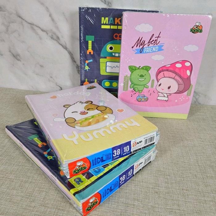 

10 Buku Tulis DODO by Sidu isi 38 Lembar/Buku Tulis Murah Grosir