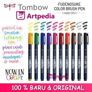 

Tombow Fudenosuke Brush Pen Hard Color / Tombow Fudenosuke Colors Brush Pen - Hard Tip