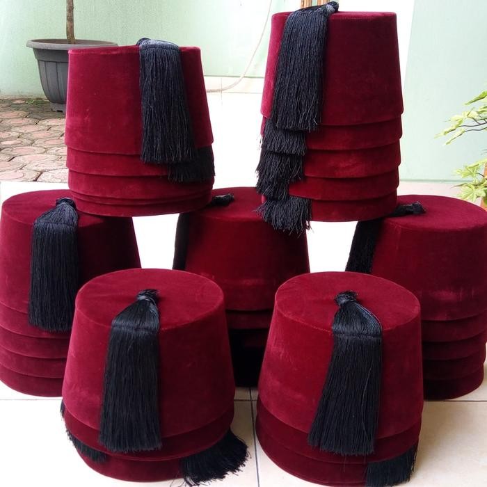 Fez Turki / Tarbus / Peci Ottoman Abdul Hamid II