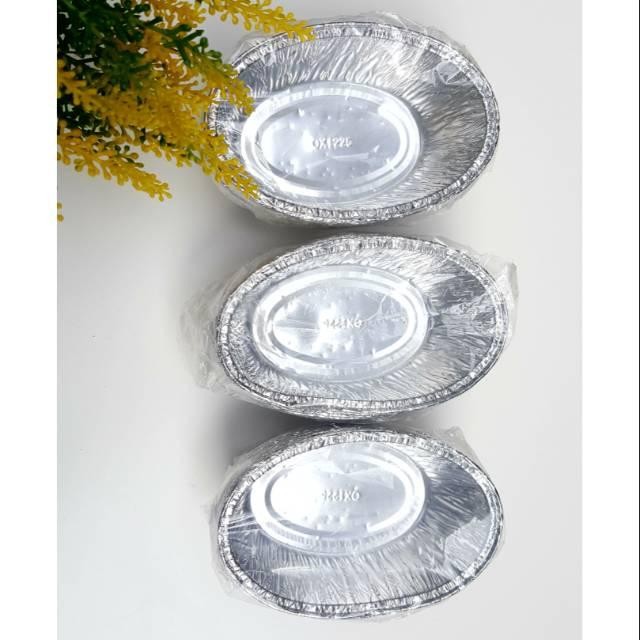 ALUMINIUM MODEL OVAL OX-1225 - WADAH ALUMINIUM FOIL OVAL OX 1225