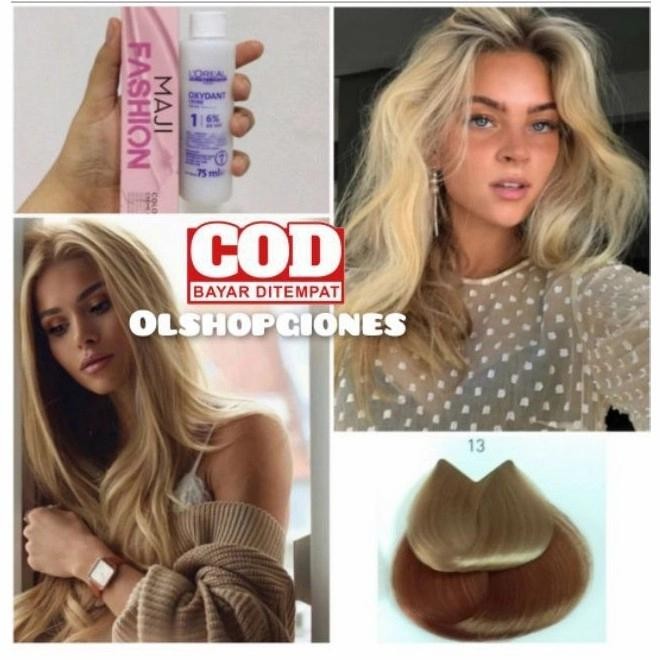 Terbaru Loreal Majifashion 13 Cat Rambut L'Oreal + Oxydant Campuran 6% Ready