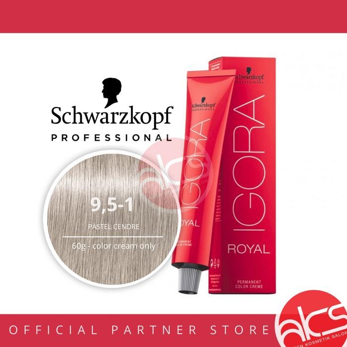 Promo Schwarzkopf Professional Cat Rambut Igora Royal Pastel 9,5-1 60G Ready