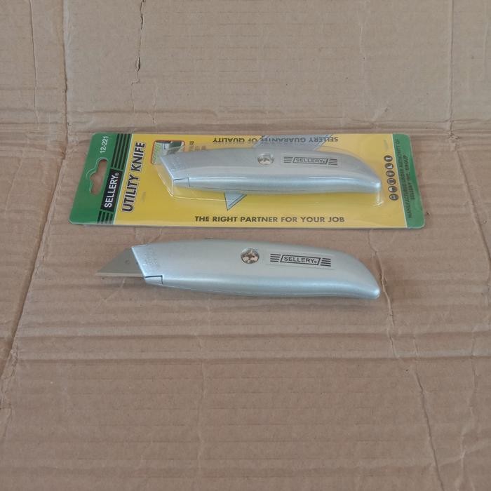 

PLASTIK CUTTER PISAU KATER ULTILITY KNIFE SELLERY 12-211 KODE 876