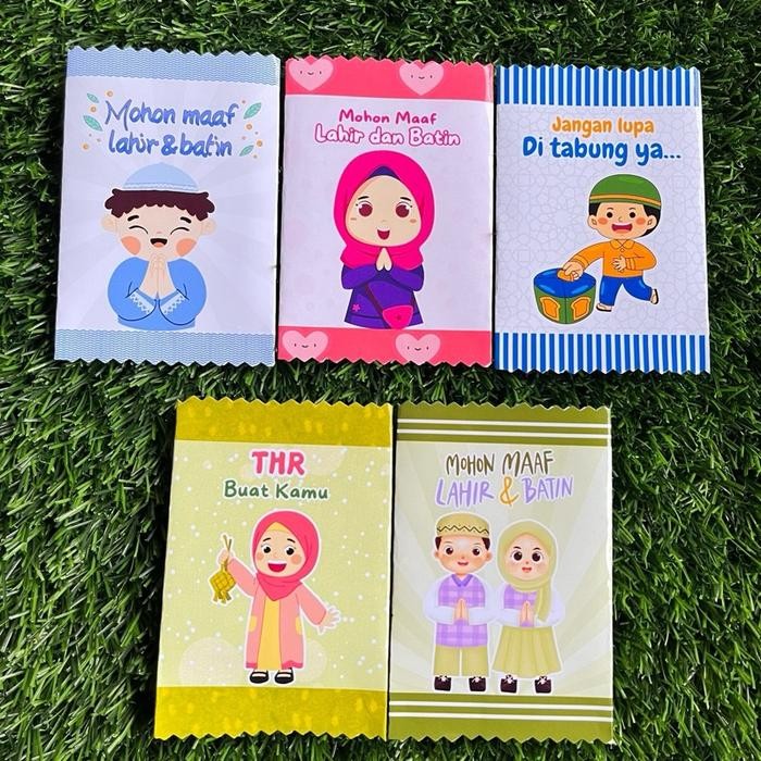 

50 PCS AMPLOP LEBARAN PERMEN GLOSSY TEBAL UKURAN KECIL 5CM X 7CM KODE 172