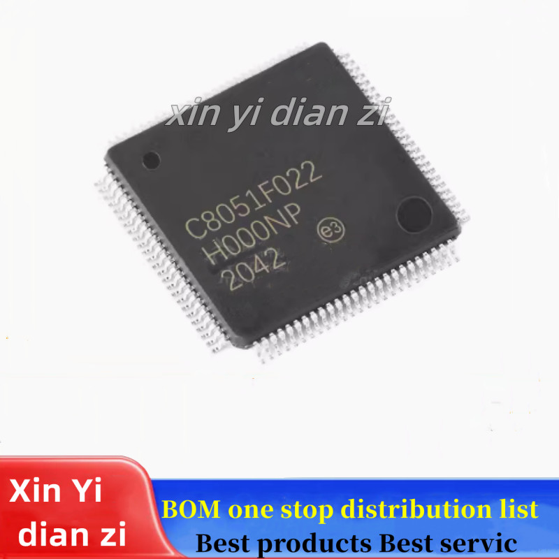 1pcs/lot C8051F022 QFP microcontroller ic chips in stock
