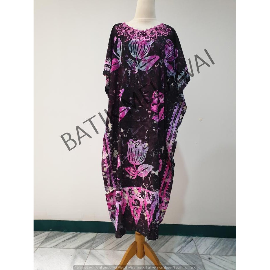 Daster batik PREMIUM SUNAN Rayon Adem Midi Kapstan OMR Bordir *