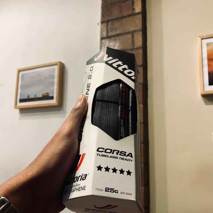 Langsung diproses Ban Vittoria Corsa Graphine 2.0