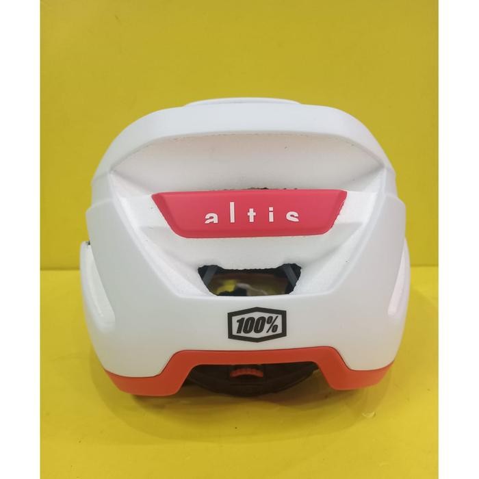 Helm 100% ALTIS GRAVEL White / Ride100Percent - S/M Helm Sepeda Original