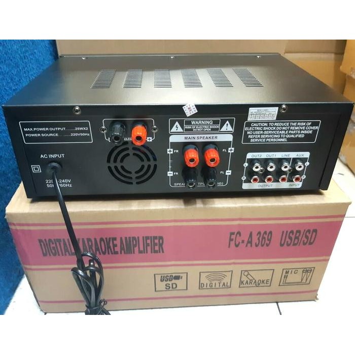 Power Mixer 4 Channel Elsem Usb Sd Dan Equalizer Pasti Diskon