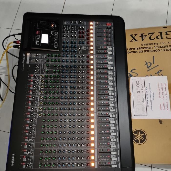 Mixer Audio Yamaha Mgp24X 24 Channel Original Double Efek Digital Pasti Ori