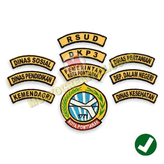 

Bed Bordir Logo Dinas - Bordir Pemkot Pontianak Lengkap PREMIUM