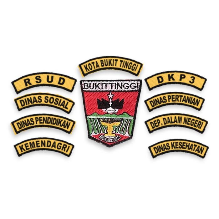 

Bed Bordir Logo Dinas Kota Bukit Tinggi - Bordir Pemkot Bukit Tinggi PREMIUM