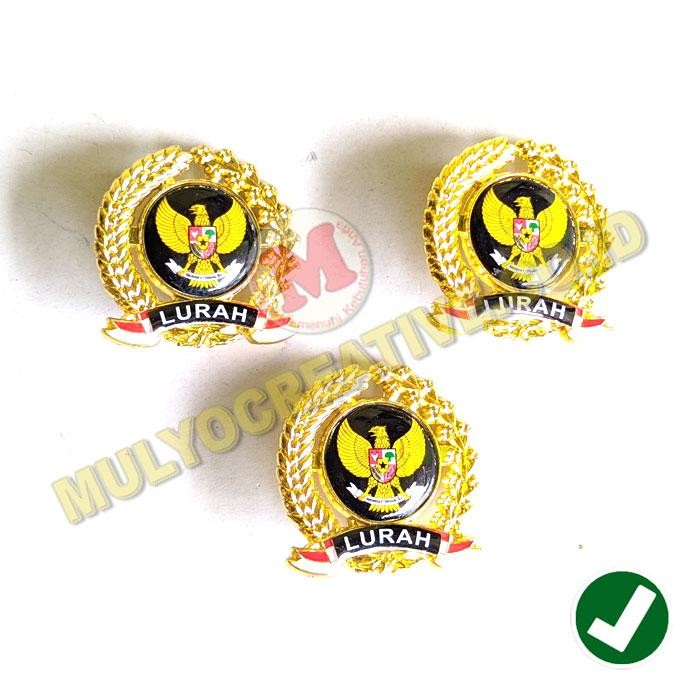 

Pin Lurah Garuda Warna Hitam Lencana Lurah Kades Garuda Padi Kapas PREMIUM