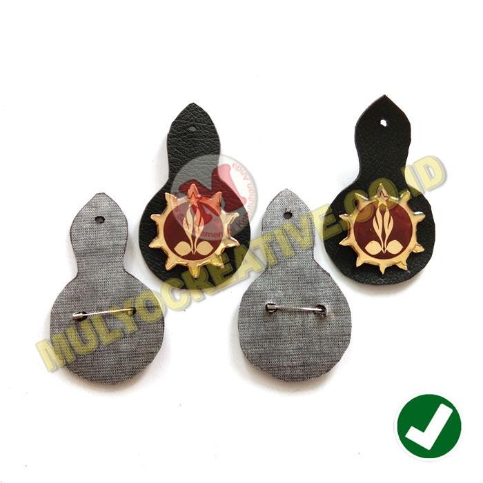 

Tanjab Dewan Kerja Ranting-Lencana Tanda Jabatan Pramuka Warna Coklat PREMIUM