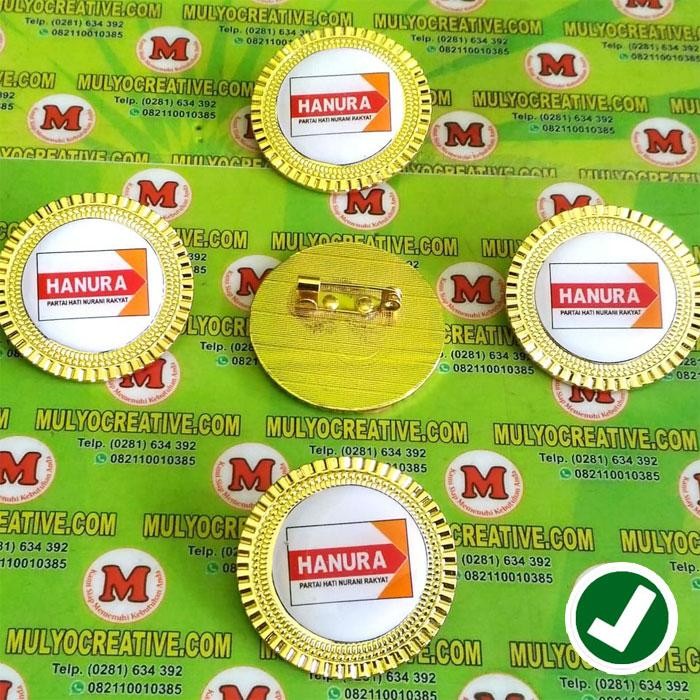 

Pin Partai Hanura - Pin Partai Hanura Model Gerigi Ukr. 3 Cm PREMIUM