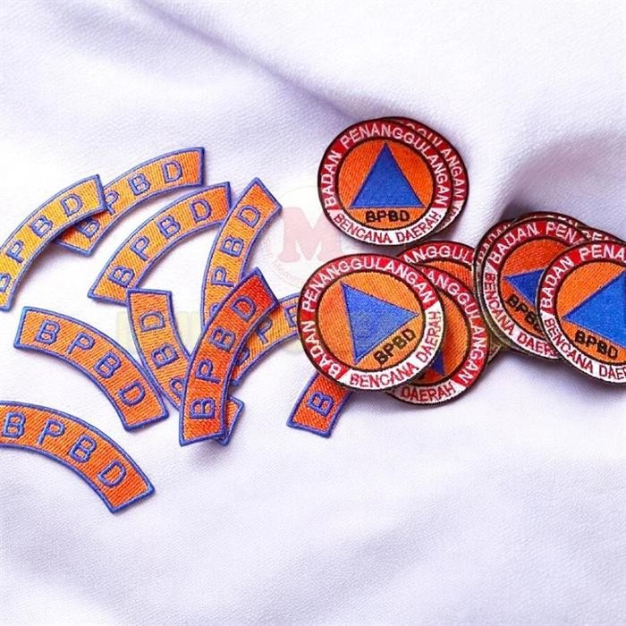 Bed Bordir Logo BNPB BPBD Badan Penanggulangan Bencana Daerah PREMIUM