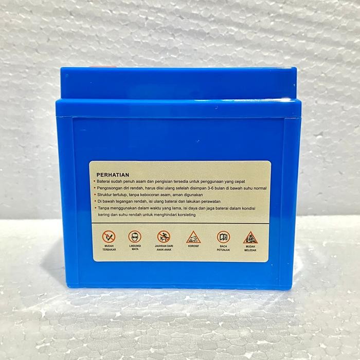 Aki Motor Honda Vario 125 / 150 Merek Zeus Battery Gtz7S Mf Accu Kering Berkualitas
