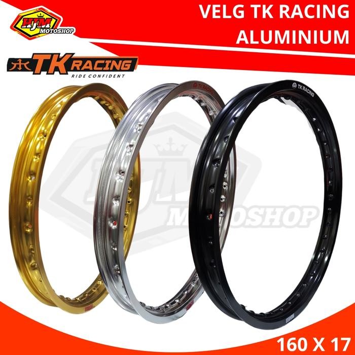 Velg TK Bright Ring 17 160 Warna Hitam / Silver / Gold - Velg TK 17