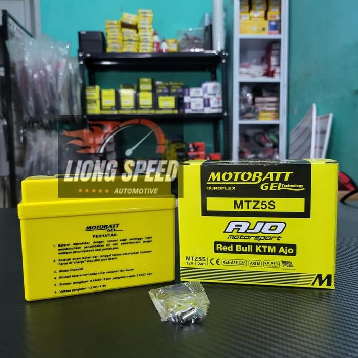 Aki Motor Honda Kharisma Supra X125 Helm In Kirana Revo Motobatt Mtz5S