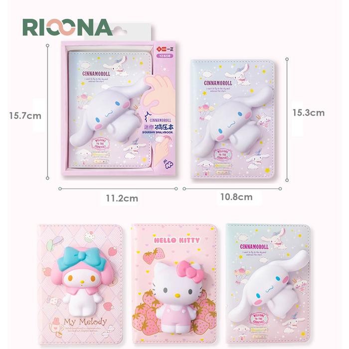 Squishy Book Daily Notebook Agenda Buku Catatan Anak Buku Tulis Diary Squishy