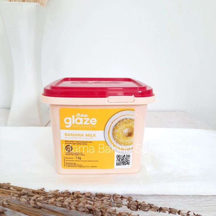 

NEW! COLATTA GLAZE GLAZING BANANA MILK SAUCE TOPPING DONAT PISANG 1 KG