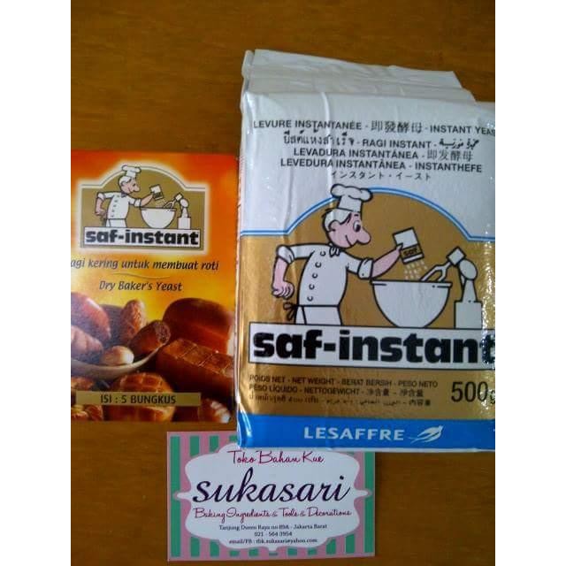 

NEW! SAF-INSTANT DRY YEAST 500GR RAGI KERING INSTAN KEMASAN PACK