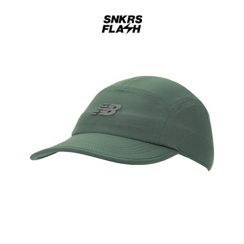 NEW BALANCE 5 PANEL PERFORMANCE GREEN Topi Lari Unisex - LAH51001DKJ - Size NO SIZE