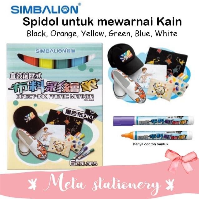 

Spidol Kain / Direct Ink Fabric Marker Simbalion Dfm-240/6