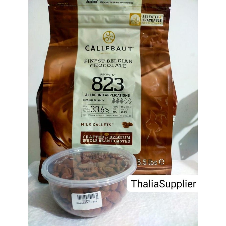 

NEW! CALLEBAUT 823 BELGIAN MILK COIN REPACK 250GR COKLAT DI THINWAL