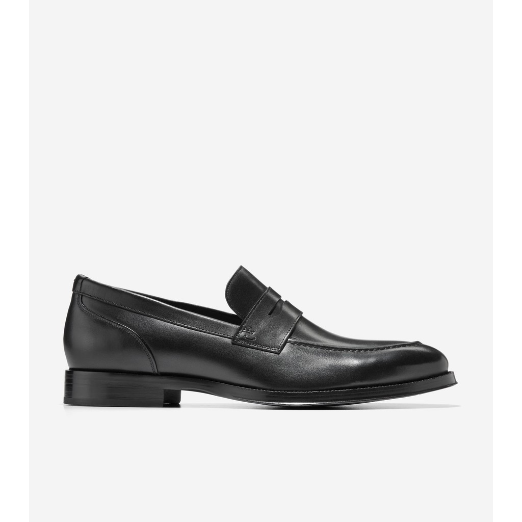 Cole Haan Men Carnegie Penny Loafers - Sepatu Pria (Black)