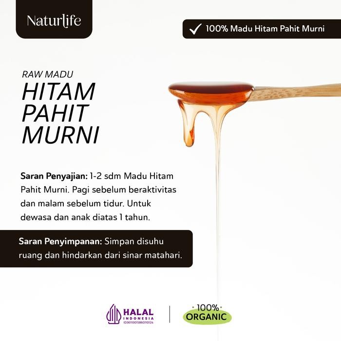 

Ready- Madu Hitam Pahit 650Gram Naturlife Asli Original 100% Alami Tanpa Campuran Apapun Daribumi